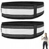 Acboor Ceinture de soutien lombaire 110 cm contre les maux de dos, ceinture de soutien lombaire respirante pour femmes et hom