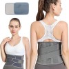 TOIMALDO Ceinture de Soutien Lombaire - Ceinture Lombaire Homme et Femme, Légère et Respirante Avec 4 Supports et 2 Coussins,