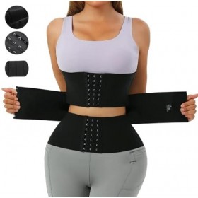 Lightweight Back Brace Slim Fit Under Uniform, Dual Lumbar Pads