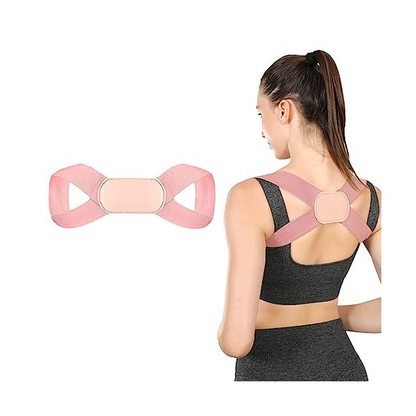 Youery posture corrector, back correction straps, back corrector adjustable straps, upper back support, soulagement des doule