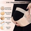 Ceinture de Grossesse Femme Enceinte, Soutien Lombaire Support Abdominal Dos de Maternité Maintien Physiomate Bande de Ventre