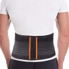 Ceinture Lombaire et Dorsale de Maintien Soulagement de Douleur Soutien le Bas du Dos Band Elastique Homme et Femme 18 cm N