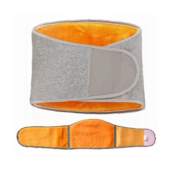 Ceinture Lombaire Chauffante pour Les Reins Protection des Reins Chauffe-dos Avec Doublure en Peluche Ceinture Rénale Épaissi