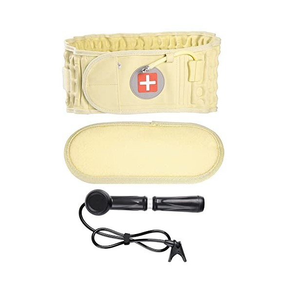 Ceinture gonflable - Support Dos Ceinture Lombaire douleur de décompression de ceinture de taille de soins de santé gonflable