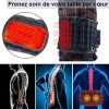 Ceinture de décompression chauffante à piles pour soulager les douleurs dans le bas du dos, HONGJING traction du dos avec cou