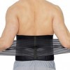 NEOtech Care Ceinture lombaire en néoprène avec sangles de compression doubles, support au bas du dos - Soutien vertèbres No