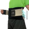 TECH THERAPEUTICS Ceinture Lombaire Femme et Homme - Ceinture Dorsale pour la Musculation, le Sport ou le Travail - Ceinture 