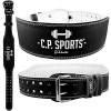 C.P.Sports Ceintures dhaltérophilie XXS - XXXXXXL - Cuir - Ceintures de Bodybuilding, Ceintures dentraînement, Ceintures d