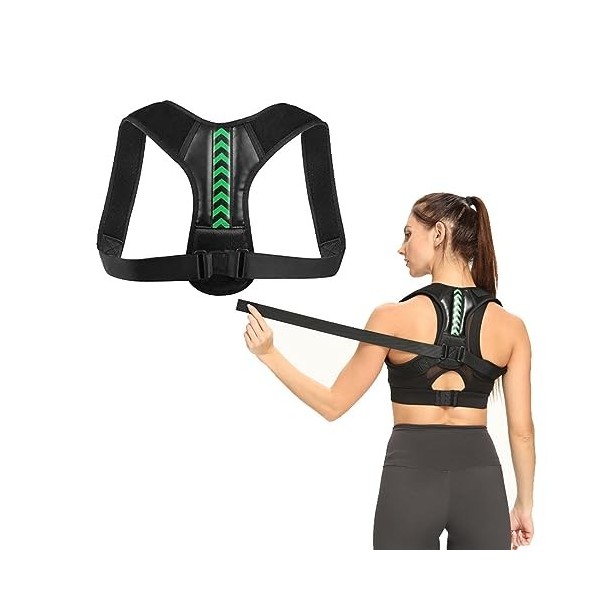 Correcteur De Posture, 68-91cm Buste Redresseur De Dos Réglable Velours de Qualité Supérieure Pour 40-80kg Pour Corriger La P