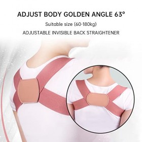 Correcteur de Posture, Redresse Dos Correcteur de Posture Redresse et Maintien le Dos, Lavable Lisseur dorsal Réglable Postur