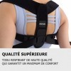 FEVAN Correcteur de Posture Réglable - Correcteur de Posture Homme et Femme - Correcteur de Dos Respirant - Soulagement de la