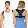 ACCUBIO Correcteur de Posture, Redresseur de Dos, Posture Correcteur Dos Redresse Dos, Soutien dos Posture Respirant Réglable