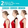 ACCUBIO Correcteur de Posture, Redresseur de Dos, Posture Correcteur Dos Redresse Dos, Soutien dos Posture Respirant Réglable