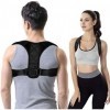 HADSOMUN Correction dachat pour une posture ergonomique et saine - ceinture arrière confortable pour prévenir la douleur des