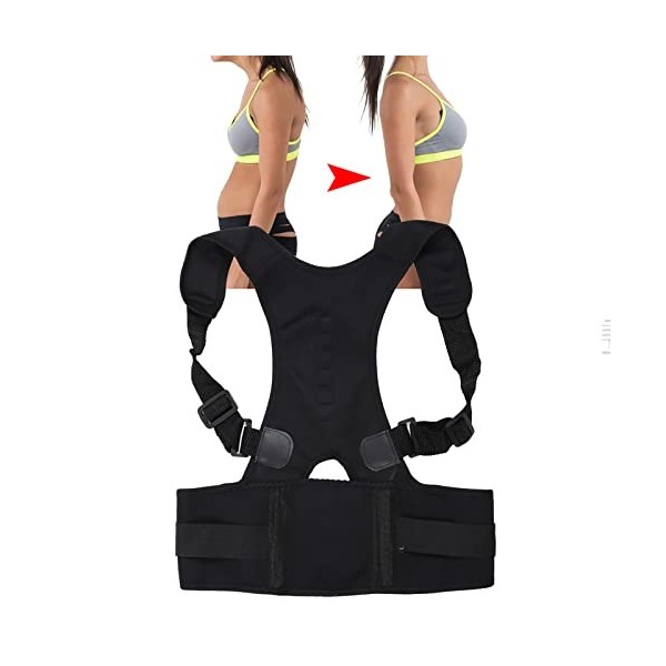 Posture Correcte pour le Dos, Ceinture Correctrice de Posture, Correcteur de Posture Dorsale Réglable, Correction de Posture 