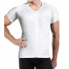 Relaxsan Posture 4070-RP Blanc M Tee Shirt Correcteur de Posture Homme, Maintien Dos, Respirant