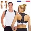 Saona Concept Redresse Dos - Correcteur de Posture Dos pour Femme, Homme, Enfant - Soutien & Maintien du Dos - Soulage douleu