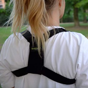 BLACKROLL POSTURE 2.0| Correcteur de posture dorsale pour aider à redresser la posture| ceinture dorsale avec sangles de régl