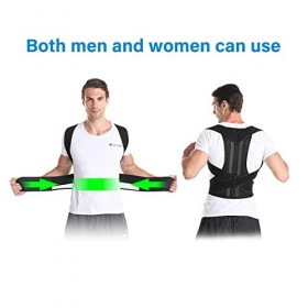 Support dorsal, ceinture de correction améliorée avec poche, correcteur de posture, dos femme homme, Align Spine dos, dos dro