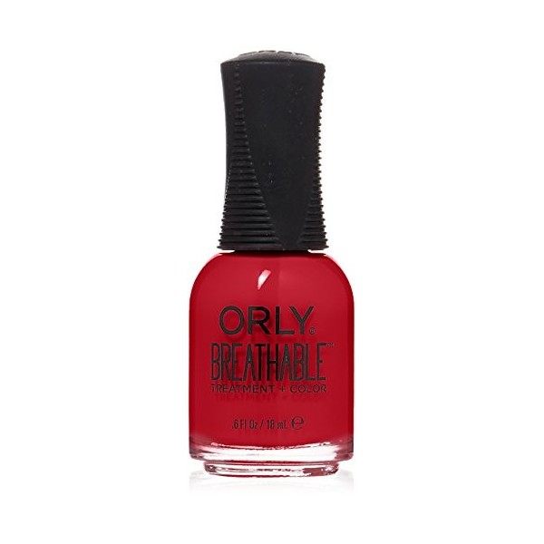 ORLY Beauty Breathable 18 ml | Love My Nails | Couleur rouge | Vernis à ongles | Soin des ongles | Ongles forts et beaux | Lo