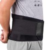 Acdyion Ceinture de soutien lombaire réglable soulagement de la douleur double ajustement, ajustement parfait pour