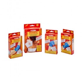 Ceinture chauffante / ceinture dorsale pour coussin chauffant avec 4 coussins chauffants.