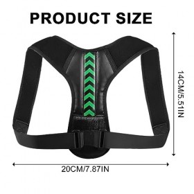 Correcteur de Posture Dos, Redresseur De Dos,Maintien du Dos Droit, du Cou et des Épaules,Correcteur De Posture pour Homme Fe