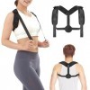 Correcteur de posture pour homme et femme – Attelle dorsale pour soutien de la posture, correction de bosse, soulage la doule