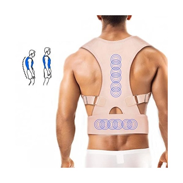 Correcteur de posture dos et épaules | Support postural dos | Correcteur de posture unisexe S/M 