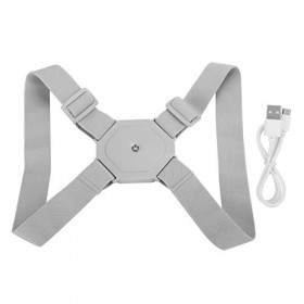 Correcteur de Posture du Dos Intelligent, Bande de Posture des épaules et du Dos avec Rappel de Capteur de Vibration Intellig