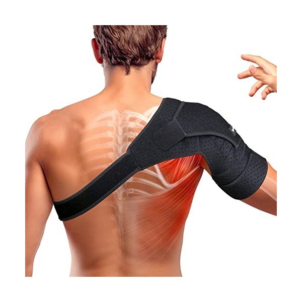 Thx4COPPER Attelle Epaule Réglable Bandage Pour Epauliere Tendinite, Épaulière Dislocation, Soutien Épaule, Protege Epaule Pr...
