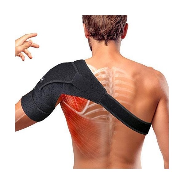 Thx4COPPER Attelle Epaule Réglable Bandage Pour Epauliere Tendinite, Épaulière Dislocation, Soutien Épaule, Protege Epaule Pr...
