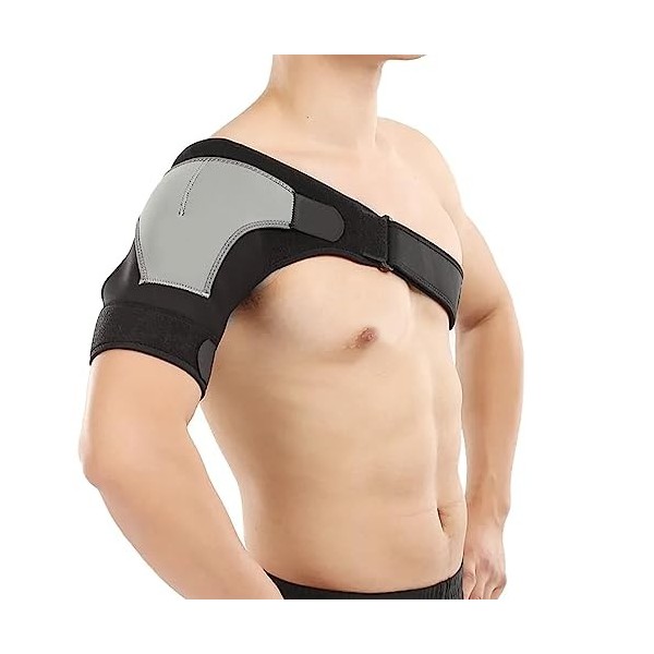 Attelle dépaule réglable pour homme et femme en néoprène compatible avec coussin chaud et froid pour articulations CA disloq