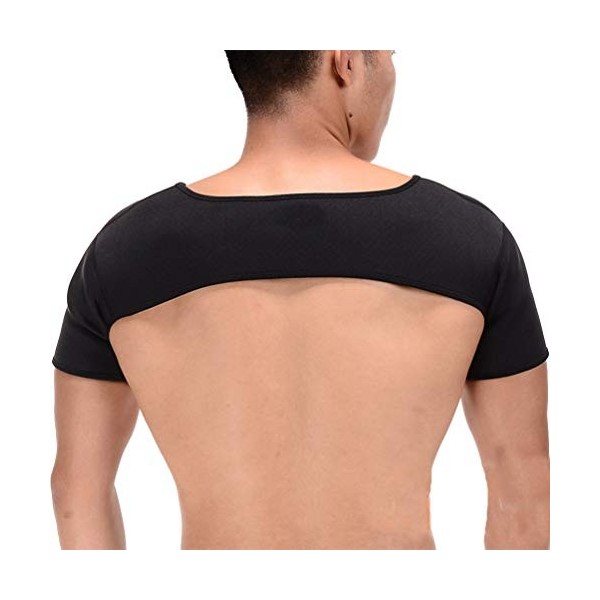 EXCEART Épaulière de sport pour haltérophilie - Respirant - Ceinture correctrice - Ceinture chauffe-épaule pour fracture ento