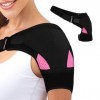 AWAVM Shoulder Support Adjustable Shoulder Support Brace for Men and Women, Shoulder Strap Support for Shoulder Relief Pain, 