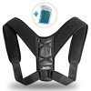 InnoTi Correcteur de Posture Dos pour Hommes et Femmes - Redresse Dos et Maintien des Épaules Droites – Ceinture Dorsale Ajus