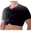 Precision Training Orthèse de Support dépaule Complet Mixte_Adultes, Noir/Rouge, Taille XL