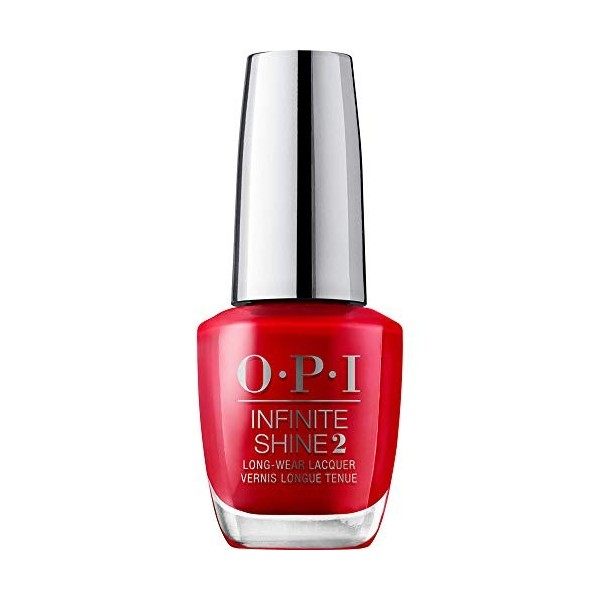 OPI Infinite Shine - Vernis à ongles longue tenue - Big Apple Red - Couleur : Rouge - Qualité Semi Permanent - 15 ml