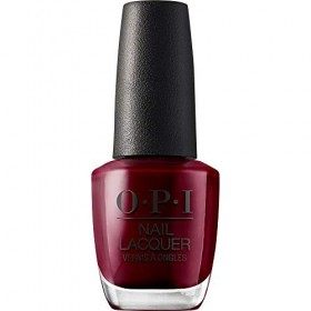 OPI Nail Lacquer - Vernis à Ongles classique - Malaga Wine - Couleur : bordeaux - Qualité professionnelle - 15ml