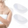 WLLHYF Coussinets dépaule en silicone respirants invisibles antidérapants et réutilisables pour vêtements de femme