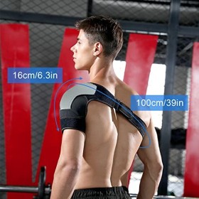VIKSAUN Support dépaule pour Prévention et Récupération des Blessures Sportives Articulation AC Disloquée Bursite Tendinite 
