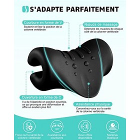 BLABOK Minerve cervicale pour femme pour une amélioration de la posture et une réduction de la douleur du cou