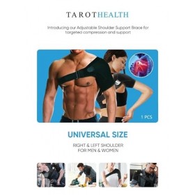 Support dépaule pour aider à soulager les blessures de la coiffe des rotateurs, la bursite et la luxation. Parfait pour la g