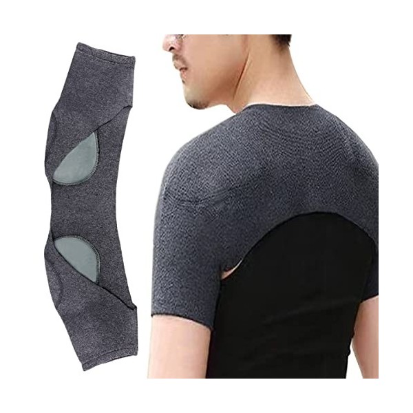 FERCAISH Double attelle dépaule de protection chaude en tricot pour lautomne et lhiver, pour le bureau, la maison, le spor