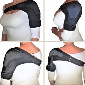 Syuanmuer Shoulder Brace,Adjustable Shoulder Brace,for Men Women Rotator Cuff Dislocated Joints, Labrum Tear, Frozen Arm, Bur