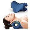 Relax du cou et des épaules,appareil de traction cervicale portable,étireur de cou,correction de la posture cervicale,coussin