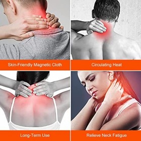 Minerve Cervicale Auto-Chauffante Support Magnétique Doux pour Le Cou Collier Cervical Chauffant pour Femmes et Hommes, la Th