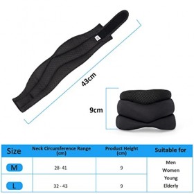 Minerve en mousse souple pour soulager les douleurs et tensions cervicales- Pour les voyages, le sommeil et au trava M 