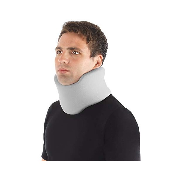 TOROS-GROUP Cervical Collar/Neck Support/Brace for cou en mousse Minerves pour les adultes femme homme Beige Medium 10 cm