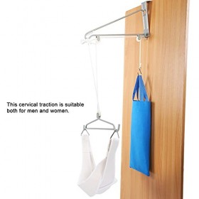 Kit Complet de Traction Cervicale, Kit Complet de Traction Cervicale ANGGREK sur la Porte, Soulagement de la Douleur, Thérapi